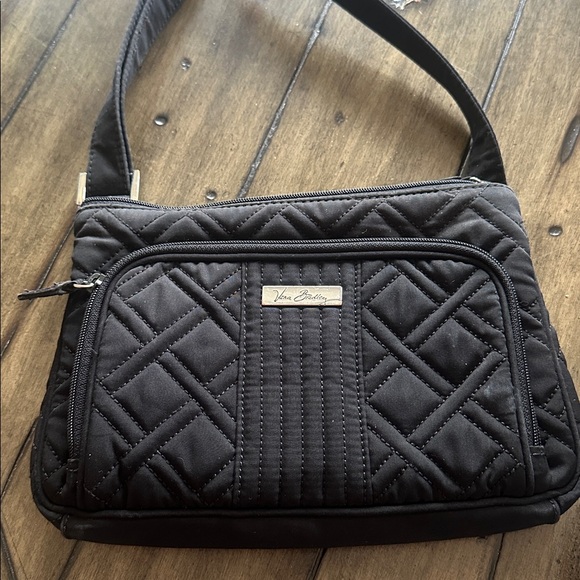 Vera Bradley Handbags - Vera Bradley Black Quilted Crossbody Bag